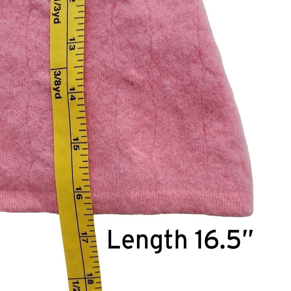 INC Girls 100% Cashmere Barbie Pink Sweater Size L